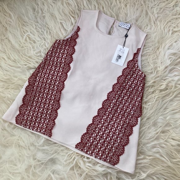 TANYA TAYLOR Amalie Crocheted Top